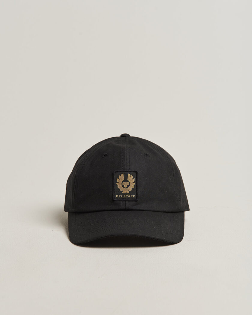 Belstaff Phoenix Wax Logo Cap Black – Negro