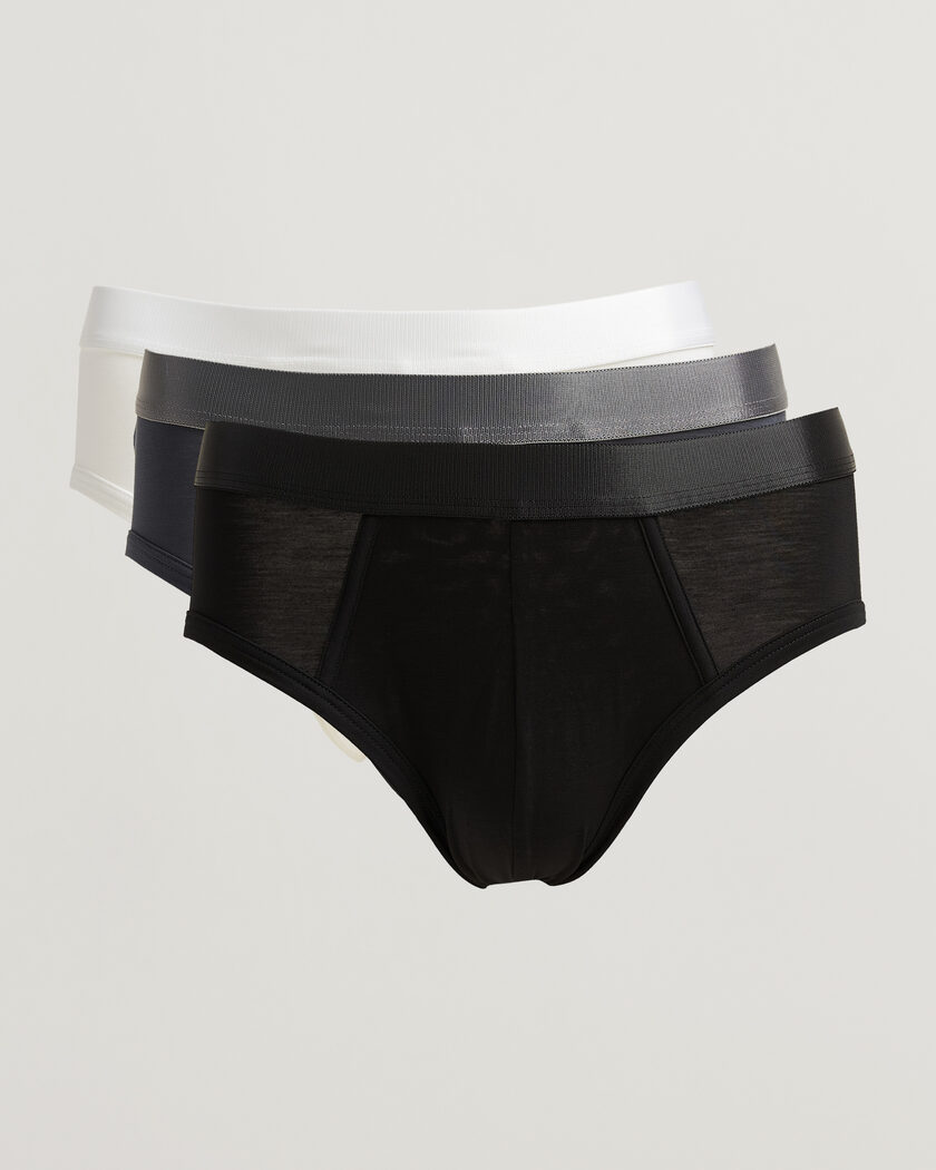 CDLP 3-Pack Y-Brief Warm Charcoal/Black/White – Multicolor