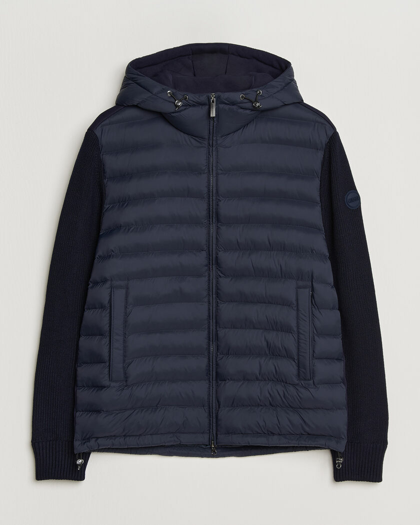 Colmar Hybrid Hood Jacket Navy – Azul