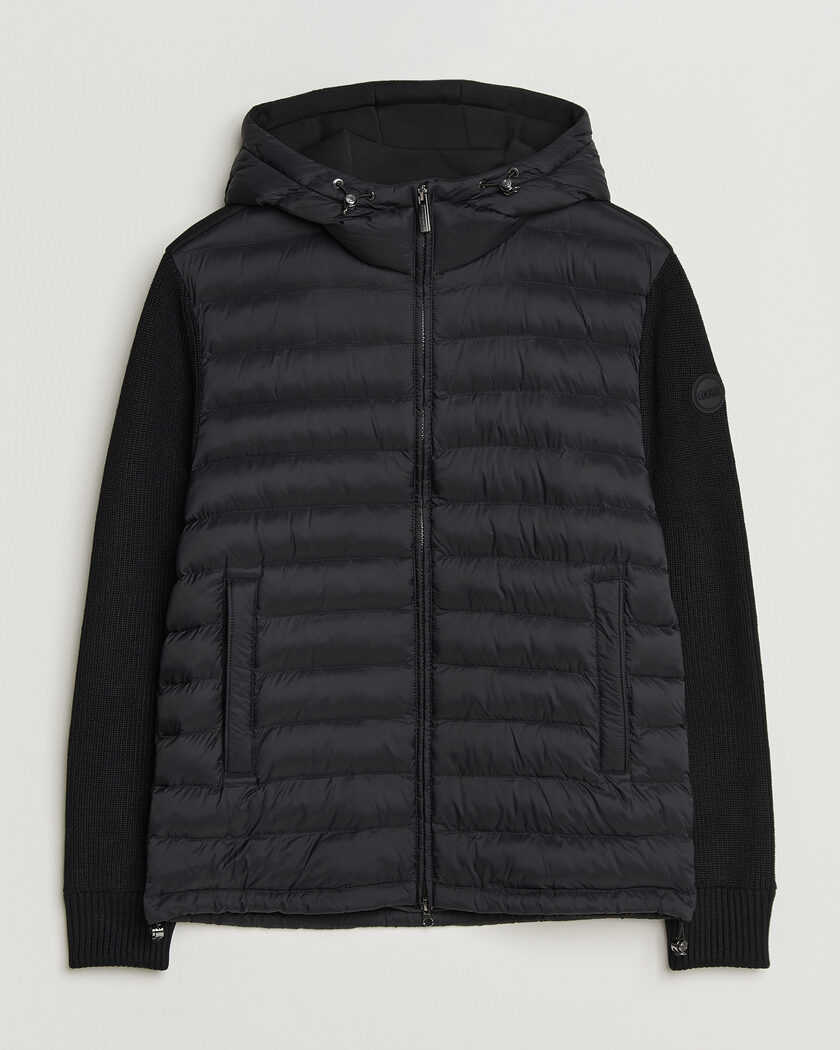 Colmar Hybrid Hood Jacket Black – Negro