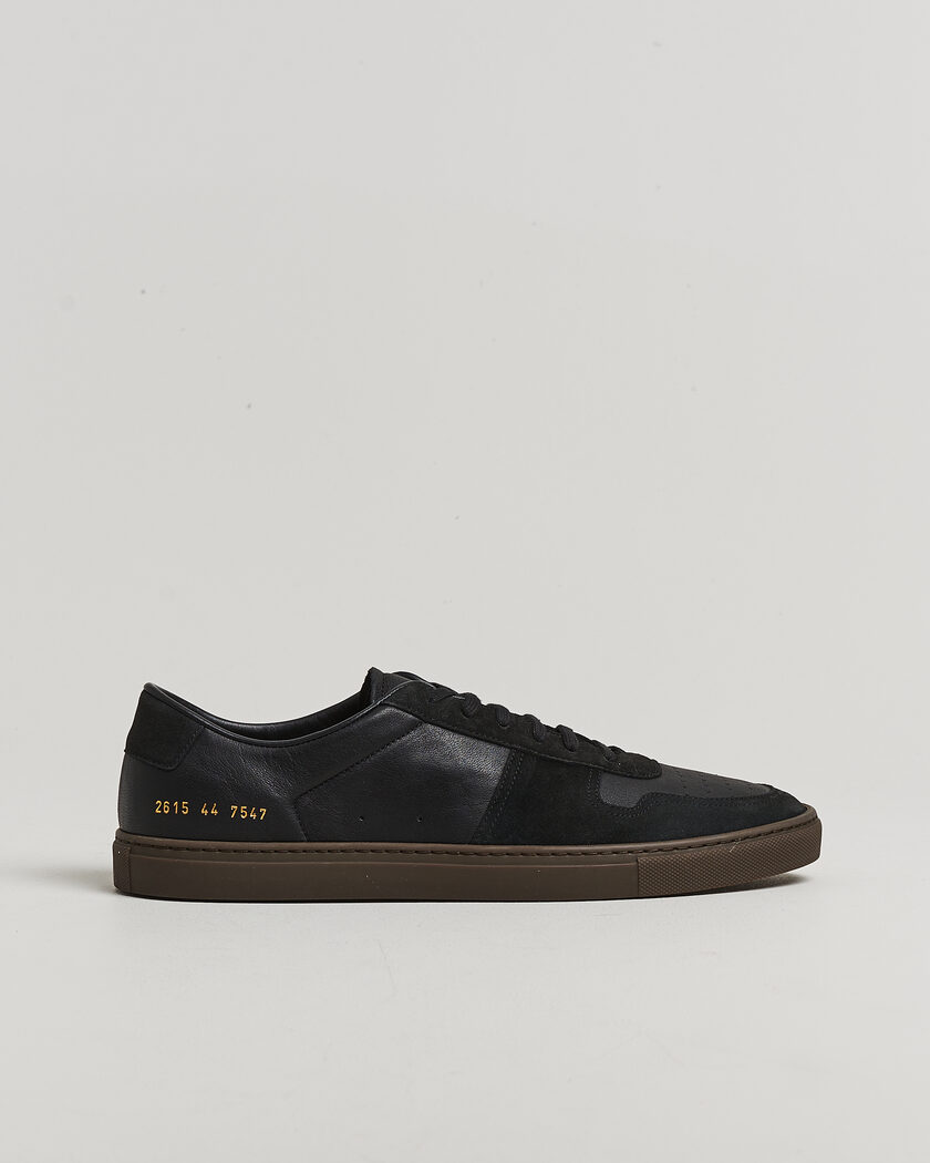 Common Projects Bball Duo Leather Sneaker Black – Negro