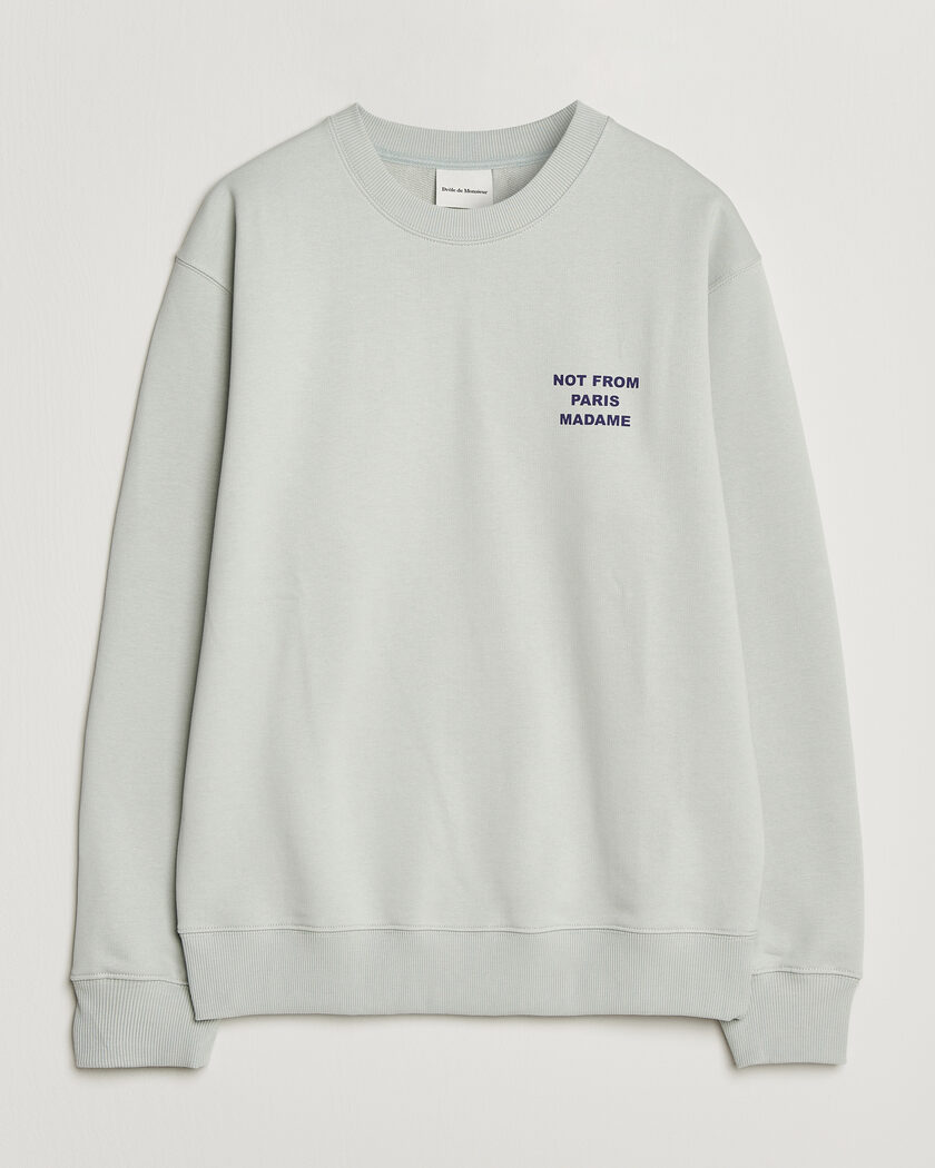 Drôle de Monsieur Bold Slogan Sweatshirt Grey – Gris