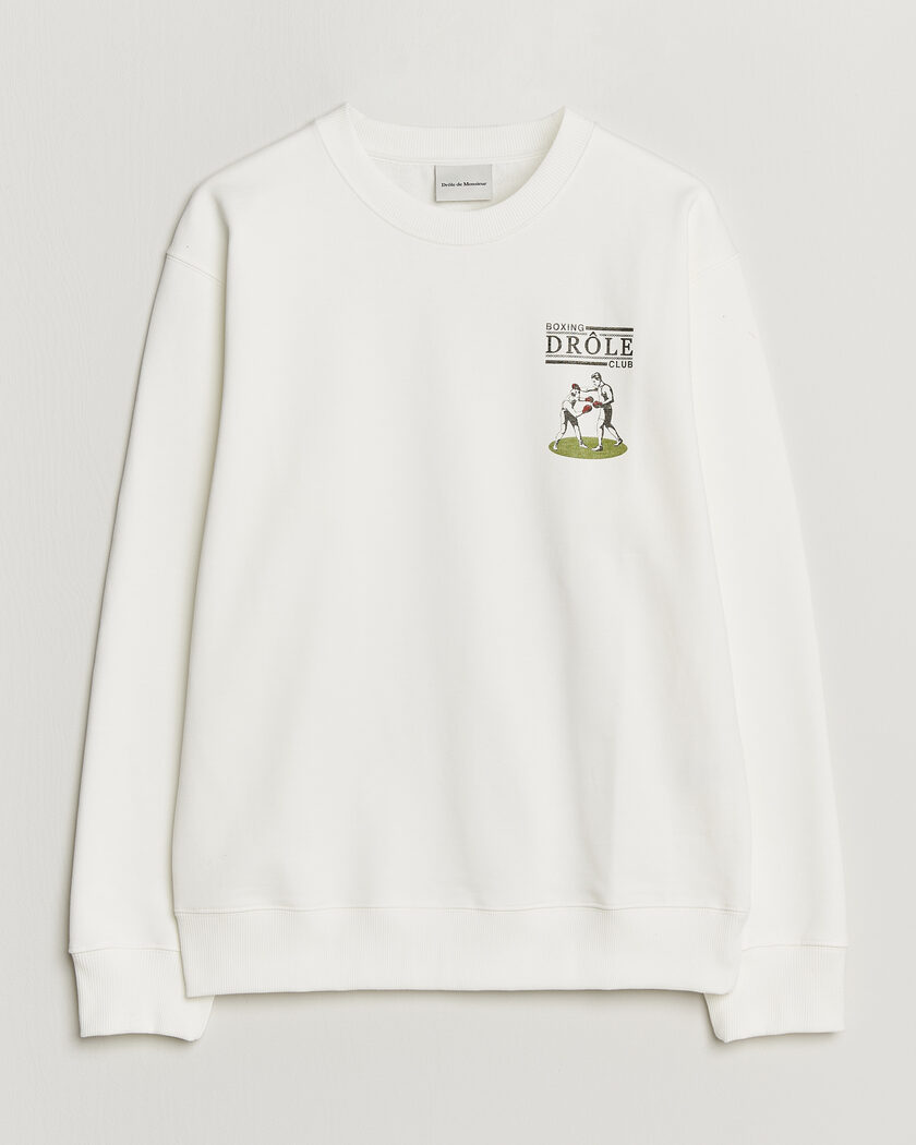  Drôle de Monsieur Boxers Sweatshirt Off White – Blanco