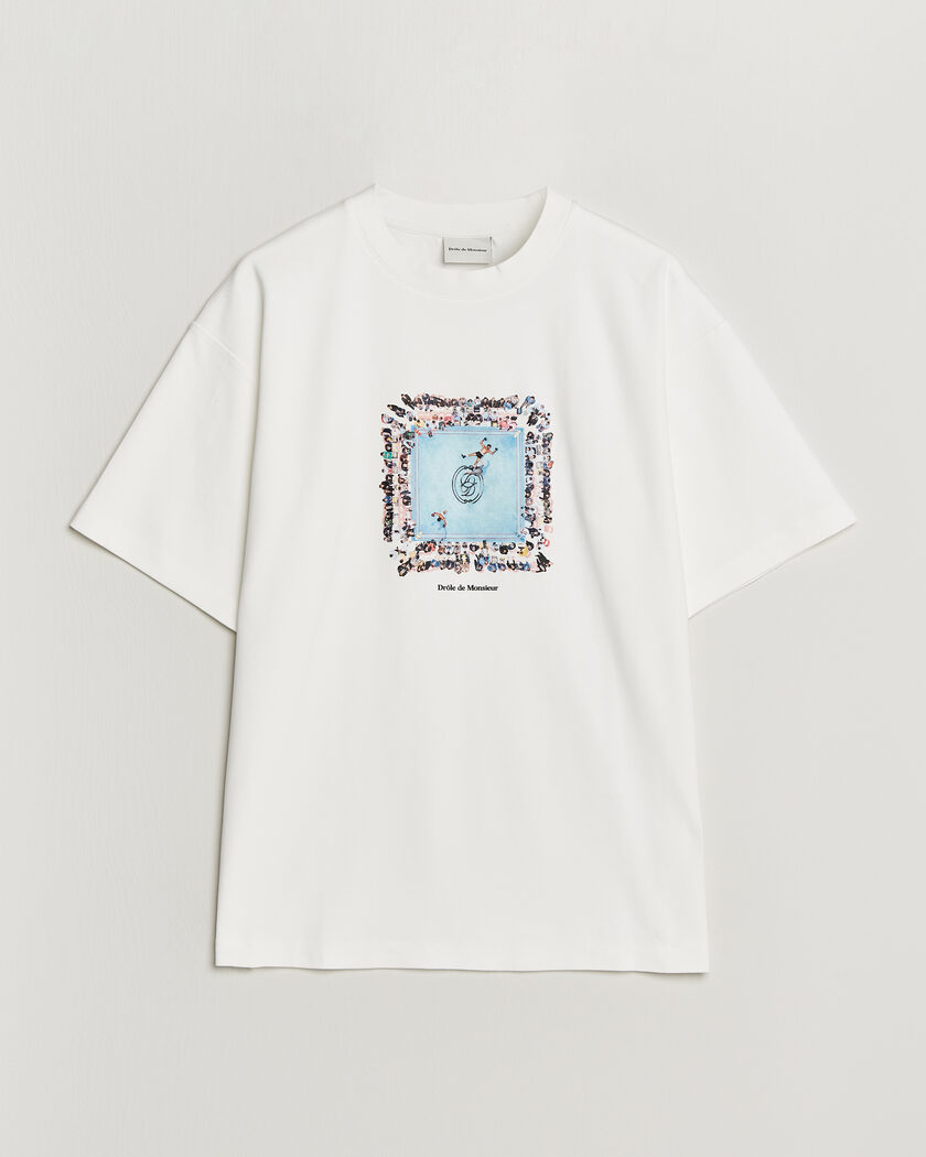 Drôle de Monsieur Boxers Ring T-Shirt Off White – Blanco