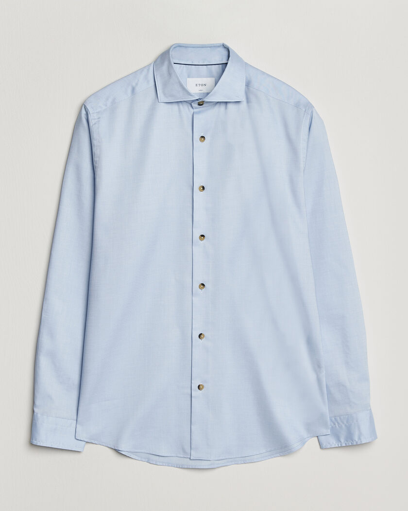 Eton Signature Oxford Shirt Light Blue – Azul