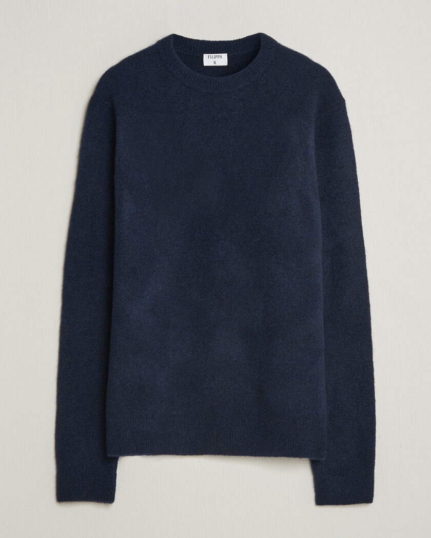 Filippa K Yak Knitted Sweater Navy – Azul