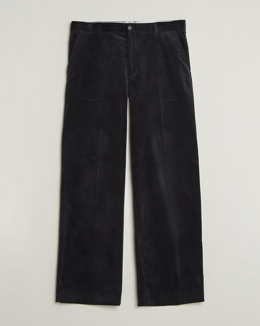 Filippa K Hector Corduroy Trousers Dark Navy – Azul