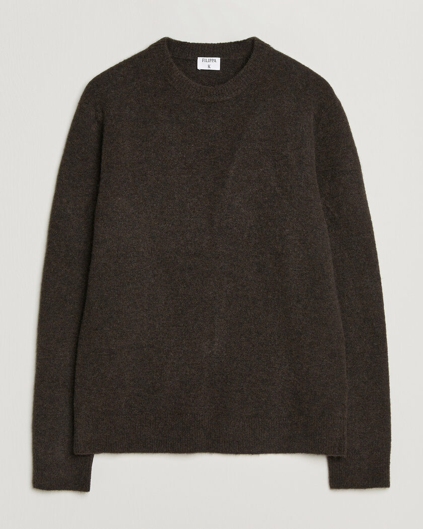 Filippa K Yak Knitted Sweater Golden Brown – Marrón