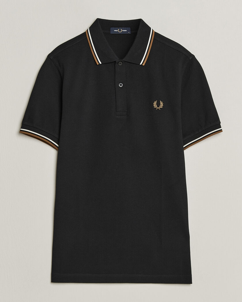 Fred Perry Twin Tipped Polo Shirt Black – Negro