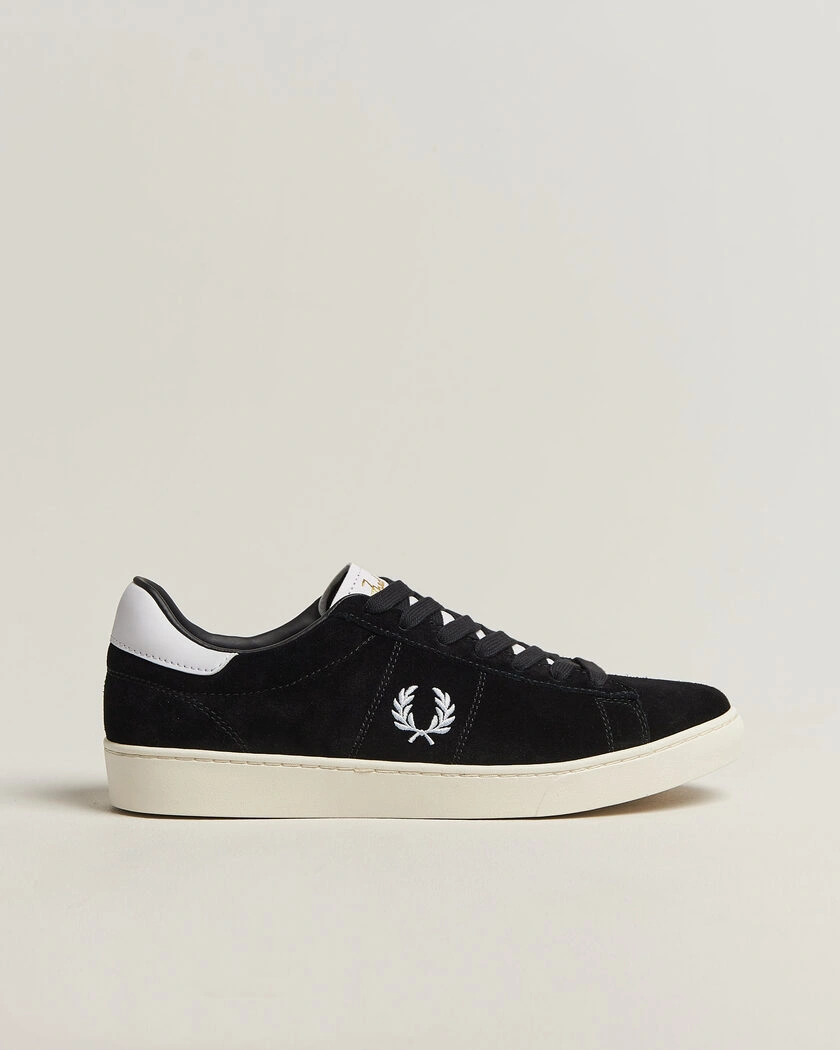 Fred Perry Spencer Suede Sneaker Black – Negro