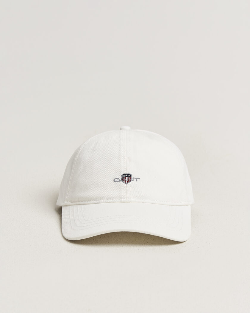 Gant Cotton Twill Cap Eggshell – Blanco