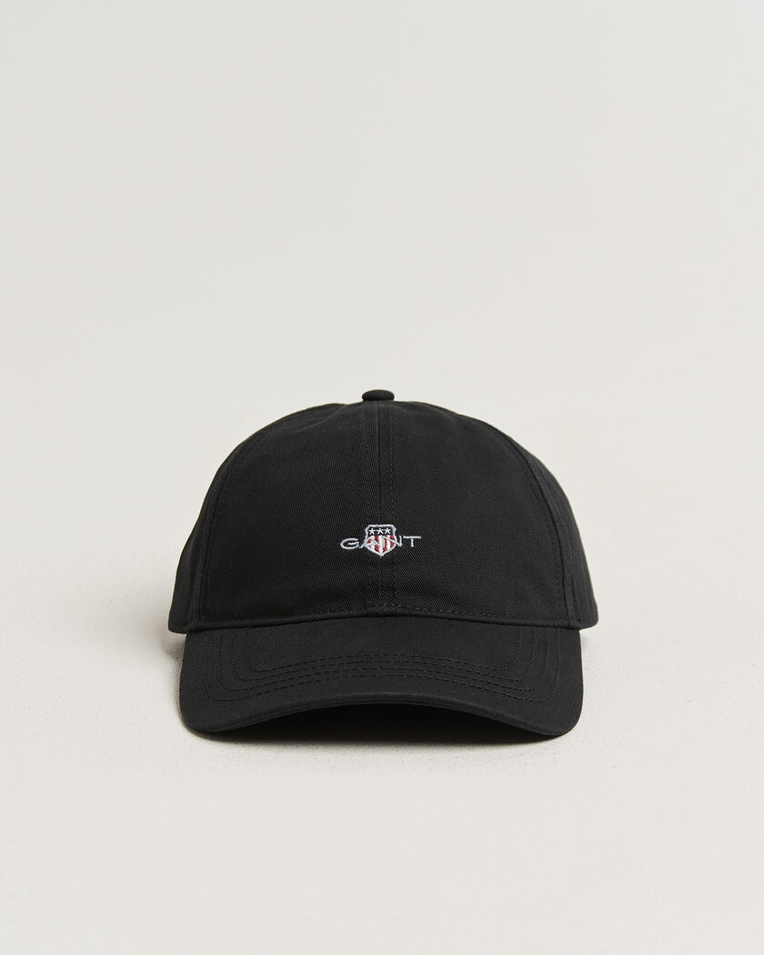 Gant Cotton Twill Cap Black – Negro