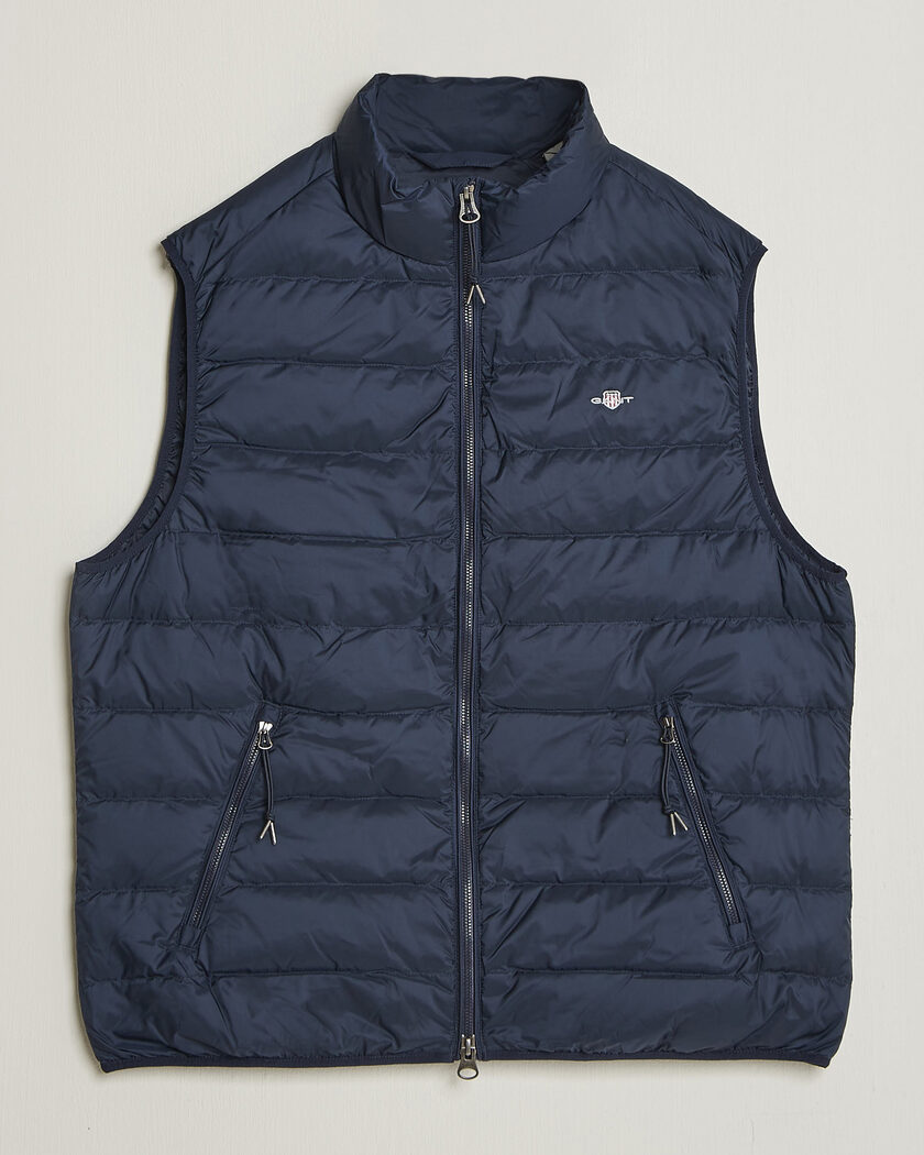 Gant Light Down Vest Evening Blue – Azul