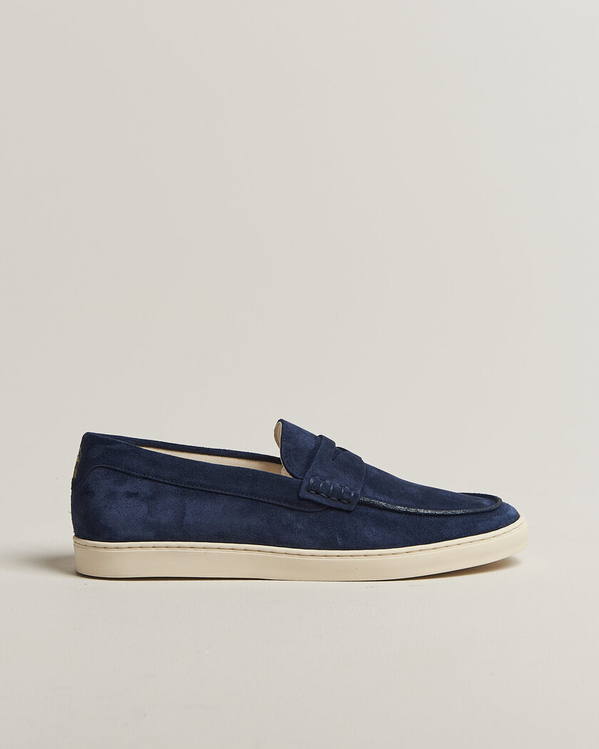 Brunello Cucinelli Penny Loafers Midnight Blue – Azul