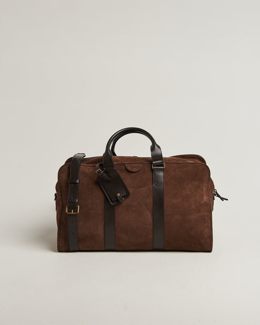 Gant Suede Duffle Bag Soil Brown – Marrón