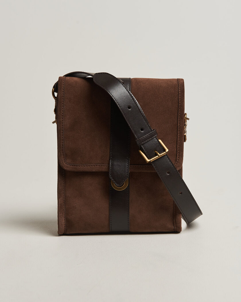 Gant Suede Shoulder Bag Soil Brown – Marrón
