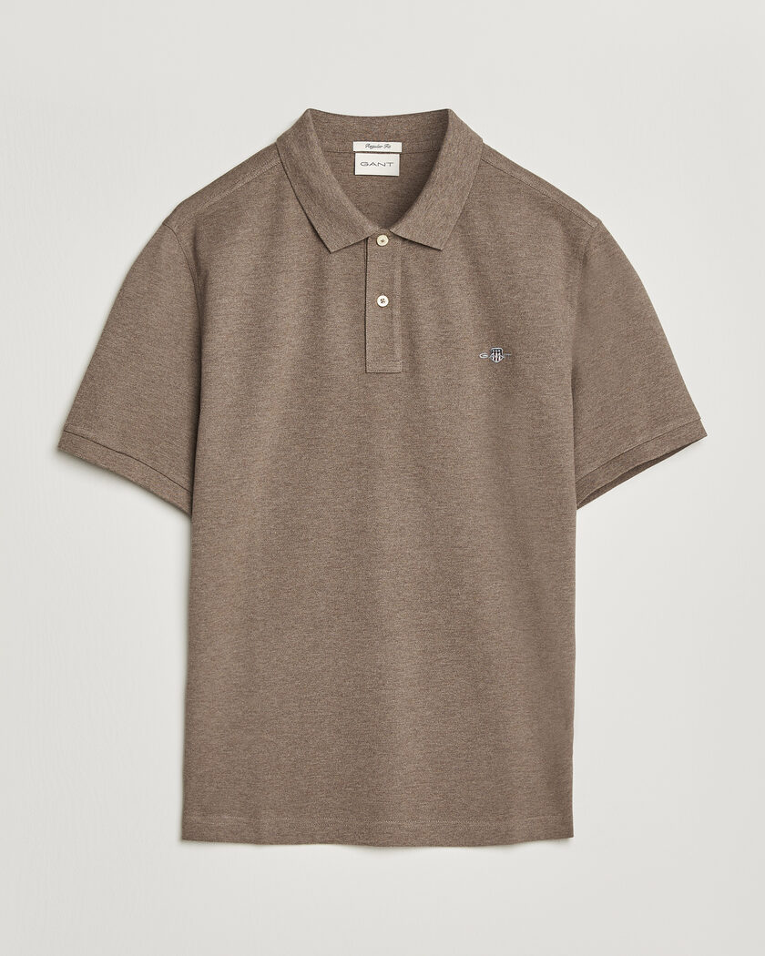 Lacoste Paris Polo Piké Buffle Brown en CareOfCarl.es