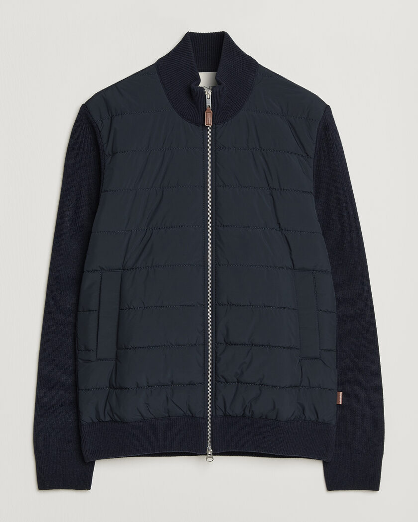 Gant Hybrid Full Zip Evening Blue – Azul