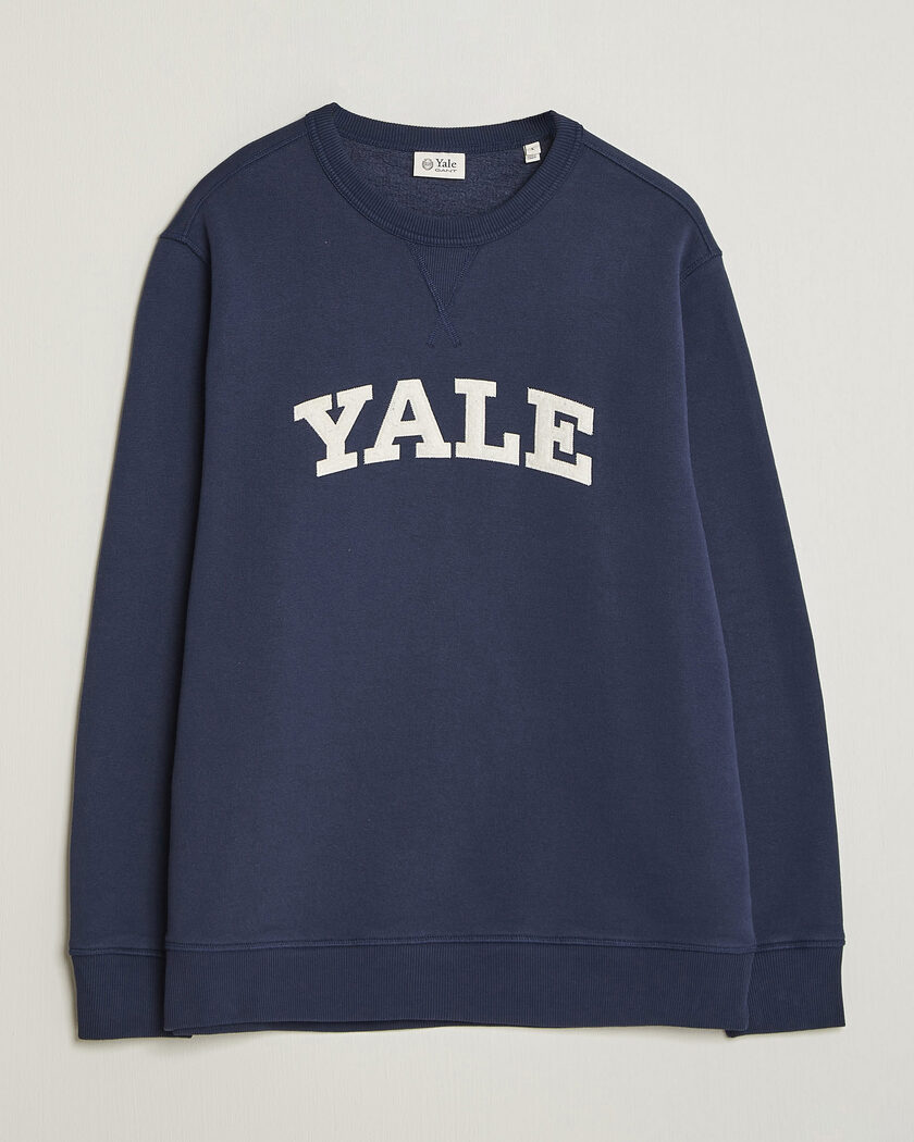 Gant YALE Crew Neck Sweatshirt Marine – Azul