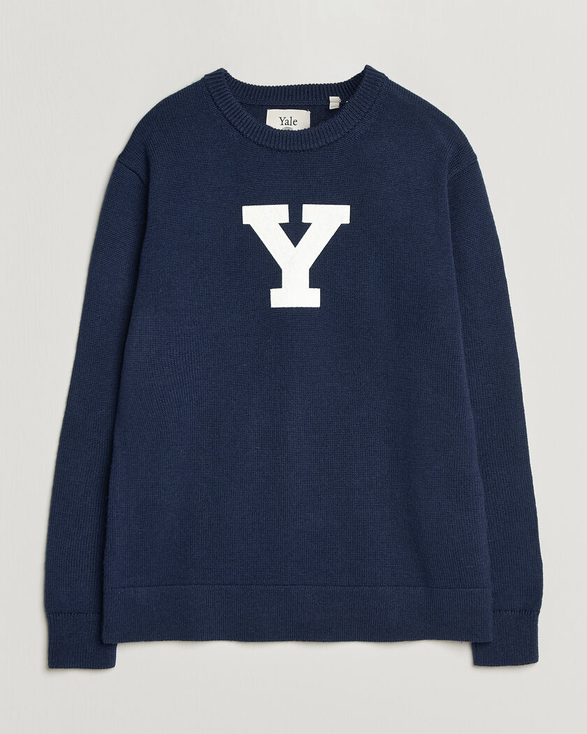 Gant YALE Merino Crew Neck Marine – Azul