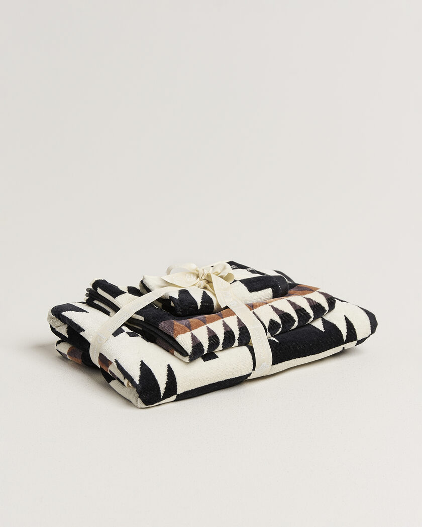 Pendleton 3-Piece Towel Set Spider Rock Black – Negro