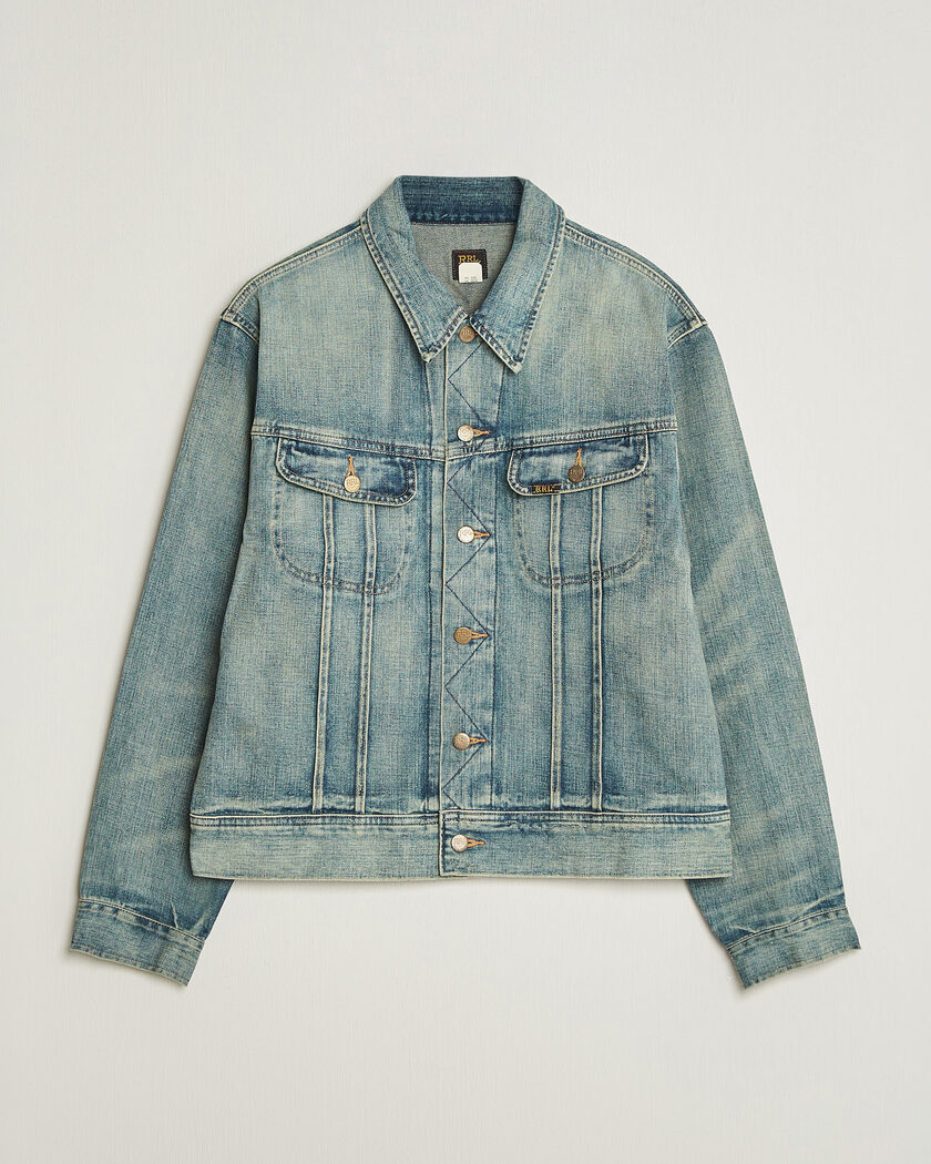 RRL Lot 271 Denim Jacket Leeland Wash – Azul