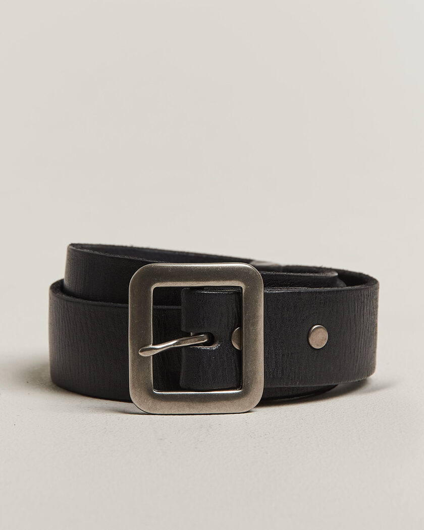 RRL Burling Belt Vintage Black – Negro