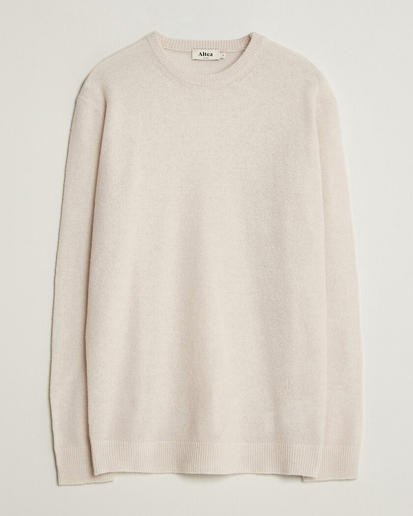 Altea Cloud Cashmere Blend Sweater Latte – Blanco