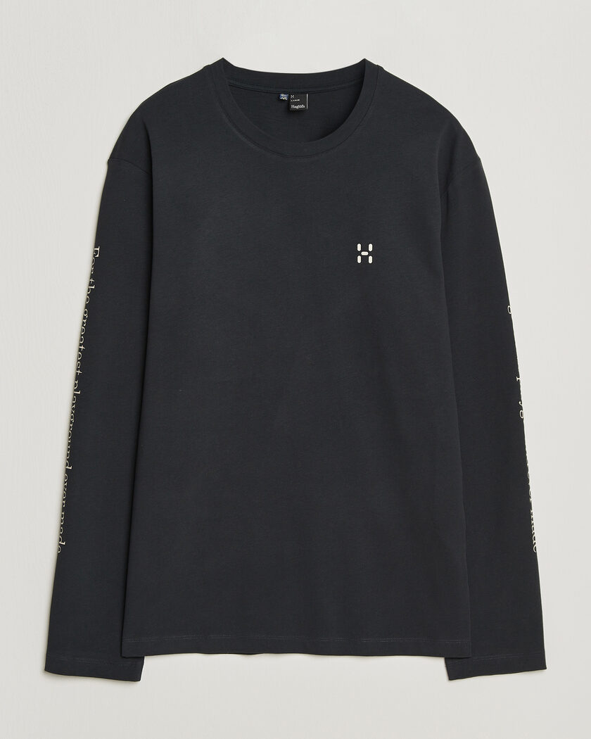 Haglöfs Long Sleeve T-Shirt True Black – Negro