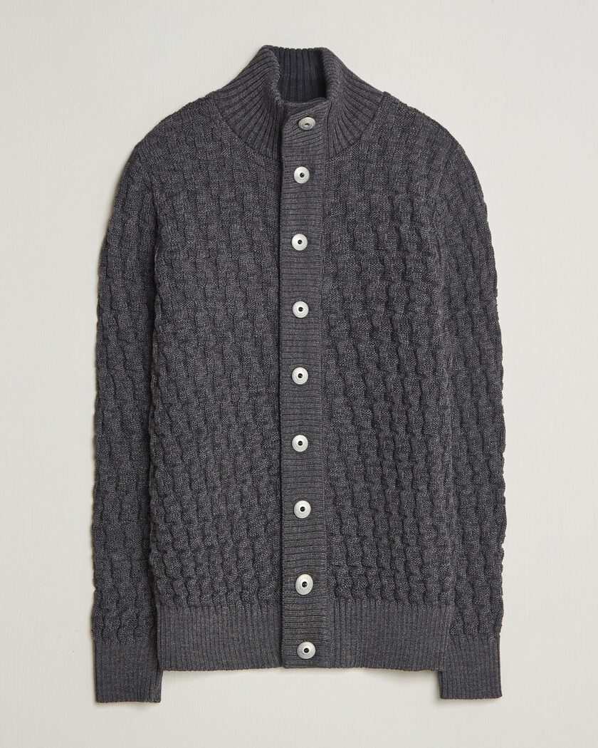 S.N.S. Herning Stark Cardigan Gneiss Grey – Gris