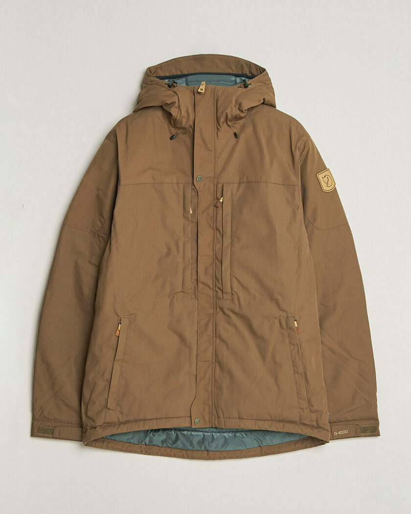 Fjällräven Skogsö Padded Jacket Dark Oak – Marrón
