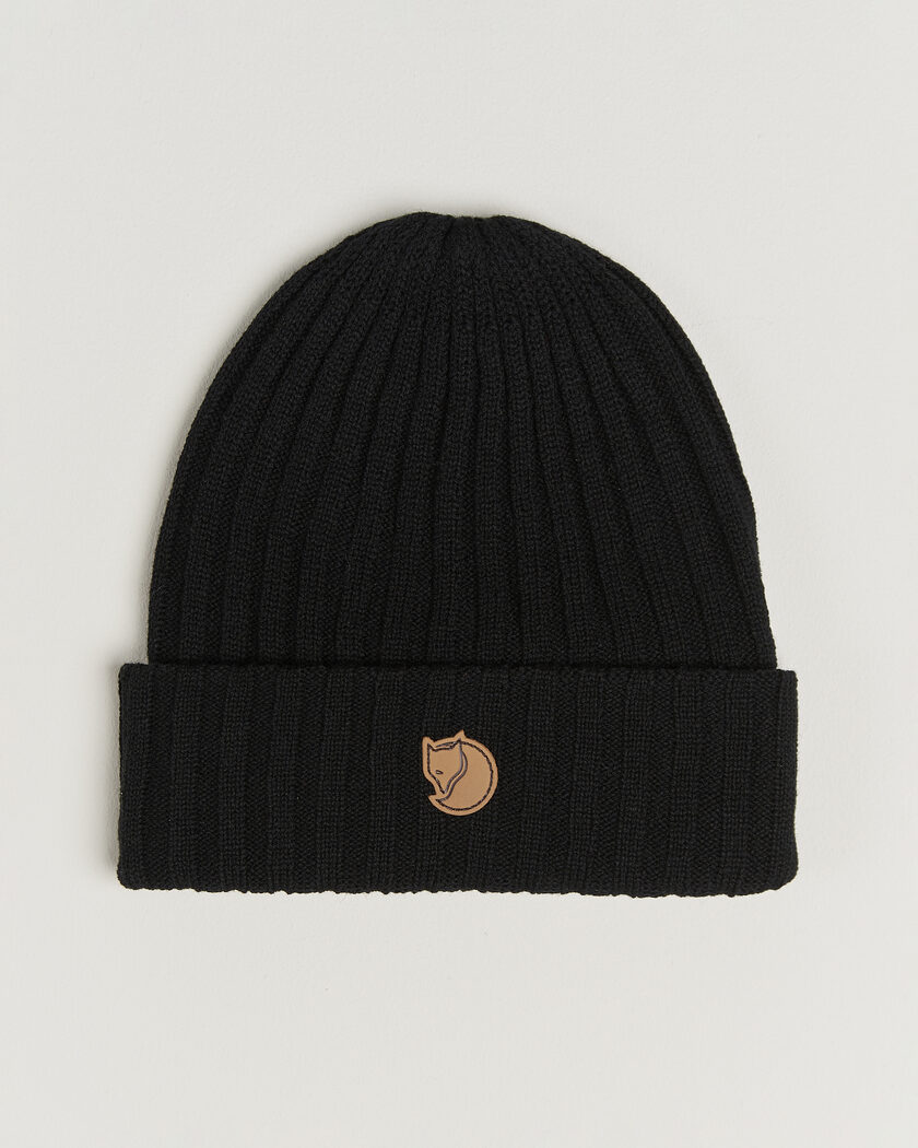 Fjällräven Byron Wool Hat Black – Negro