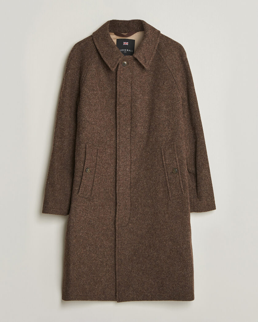 Gloverall Hynes Wool Coat Mocha – Marrón