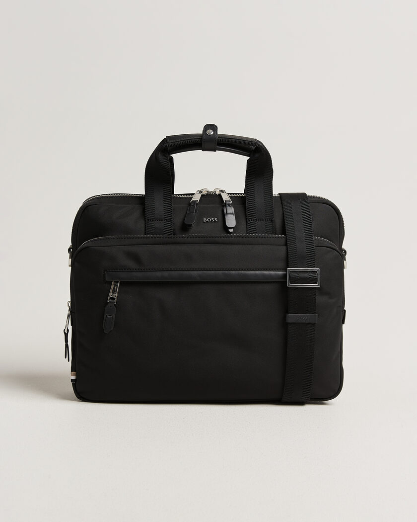 BOSS BLACK Highway Document Case Black – Negro
