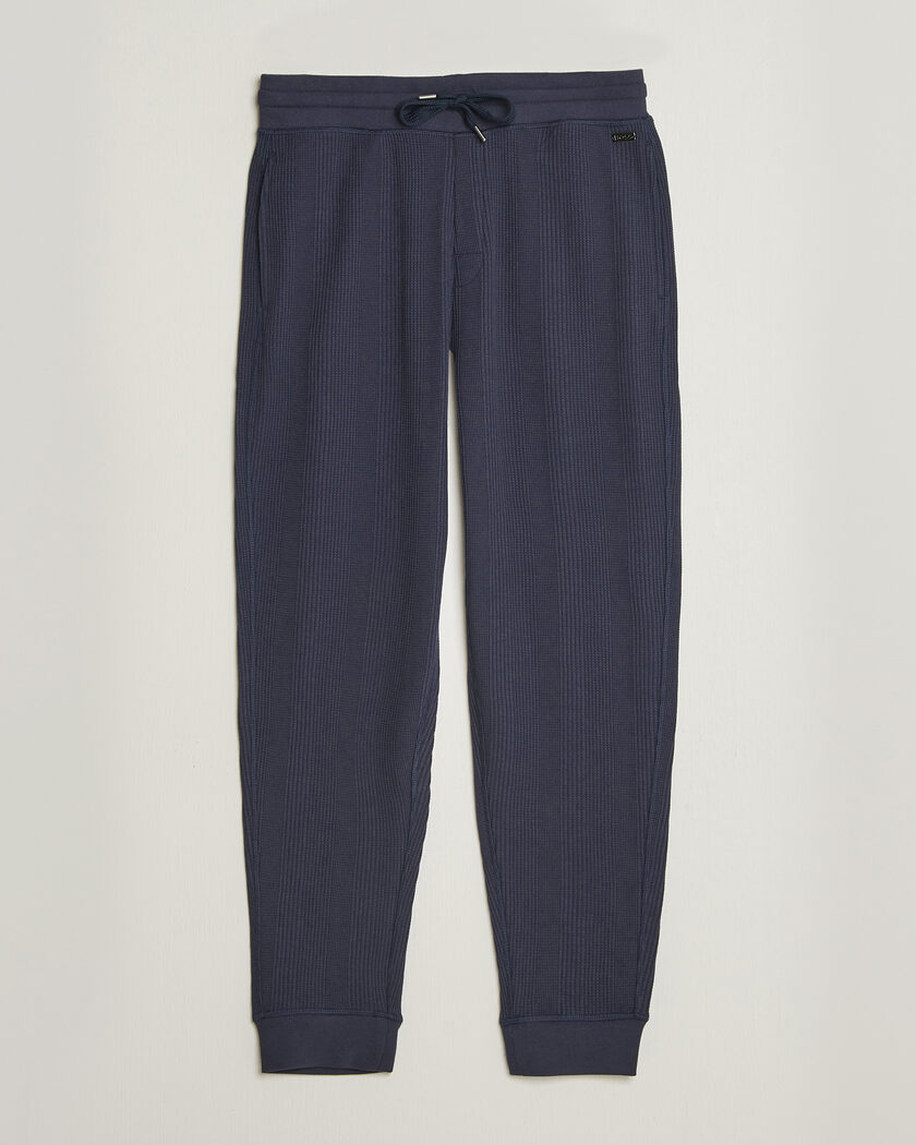 BOSS BLACK Structured Loungewear Sweatpants Dark Blue – Azul