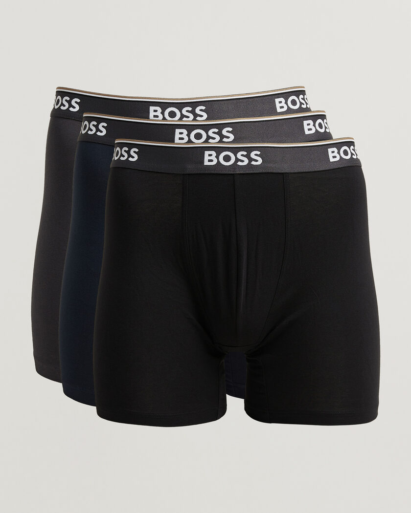 BOSS BLACK 3-Pack Long Leg Boxer Black/Navy/Grey – Multicolor