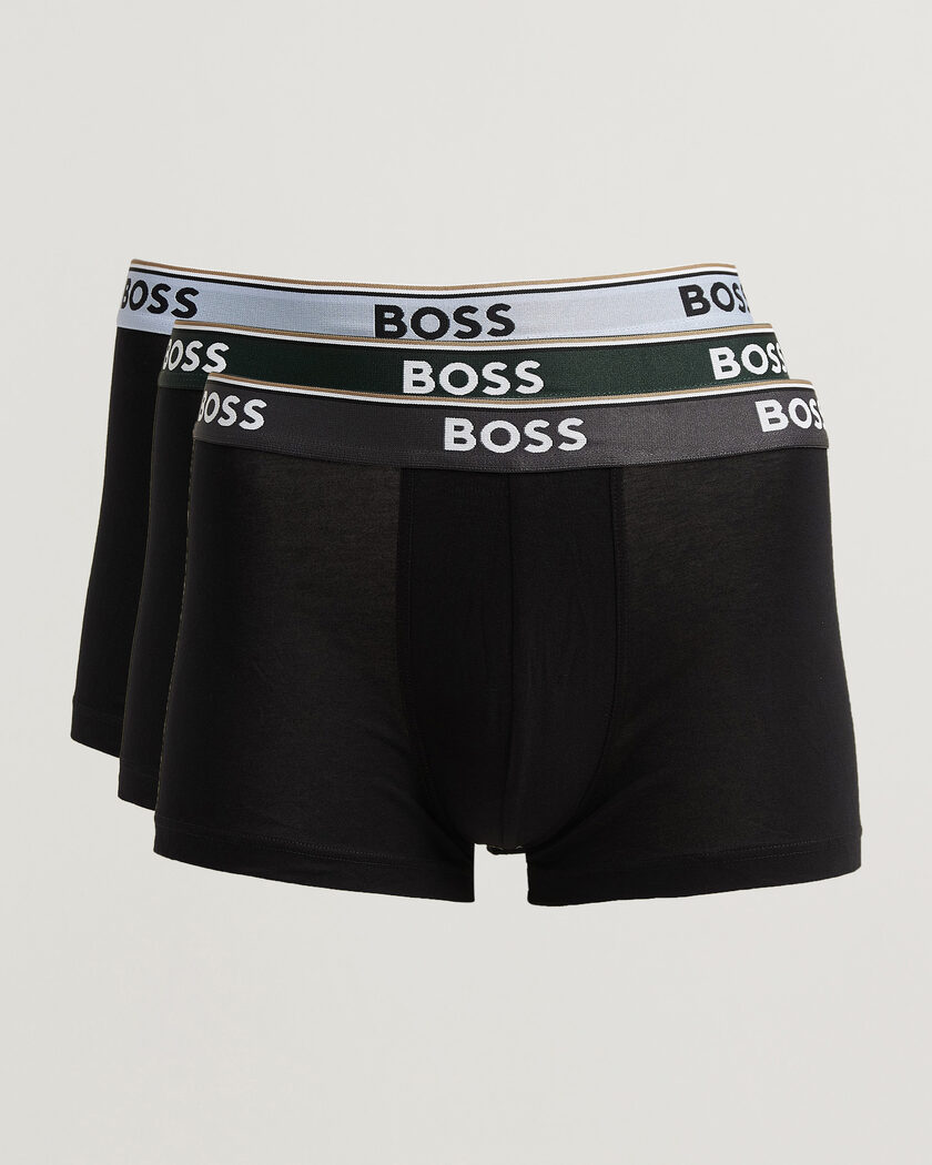 BOSS BLACK 3-Pack Trunk Black – Negro