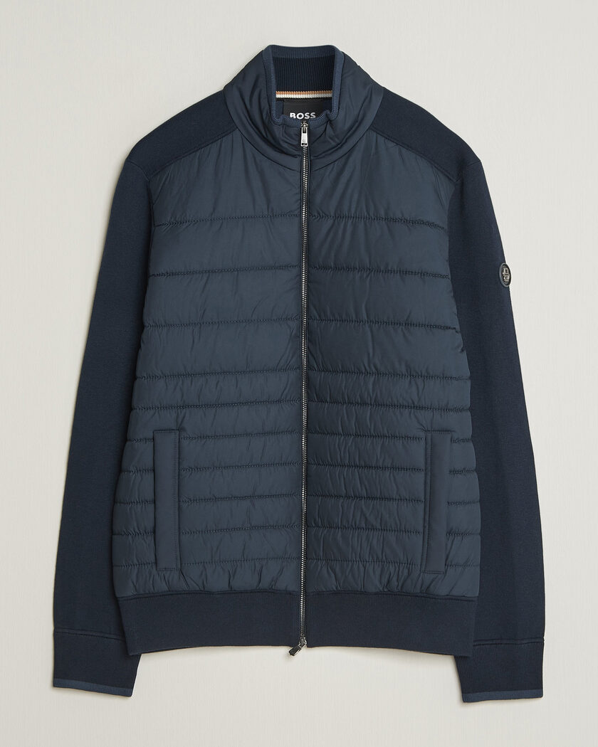 BOSS BLACK Facente Hybrid Jacket Dark Blue – Azul