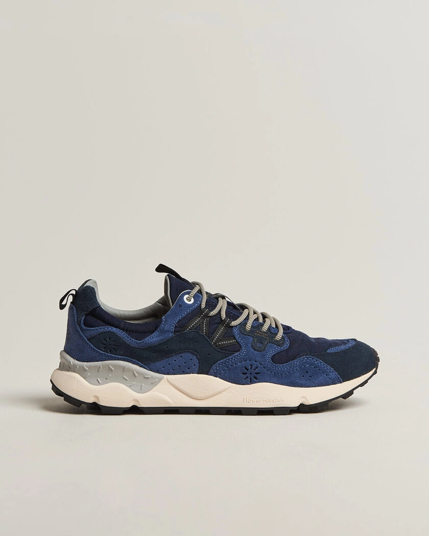 Flower Mountain Yamano 3 Cow Velour Sneaker Blue – Azul