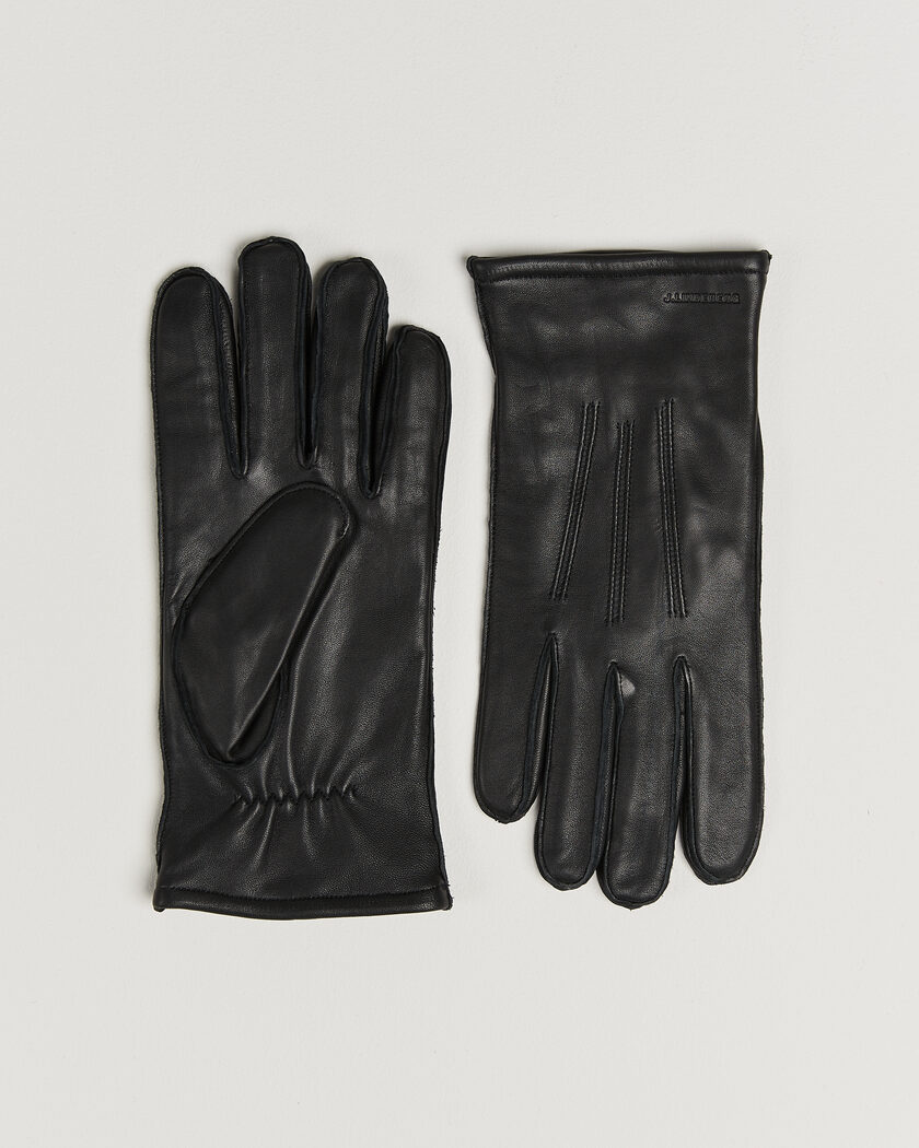 J.Lindeberg Milo Leather Glove Black – Negro