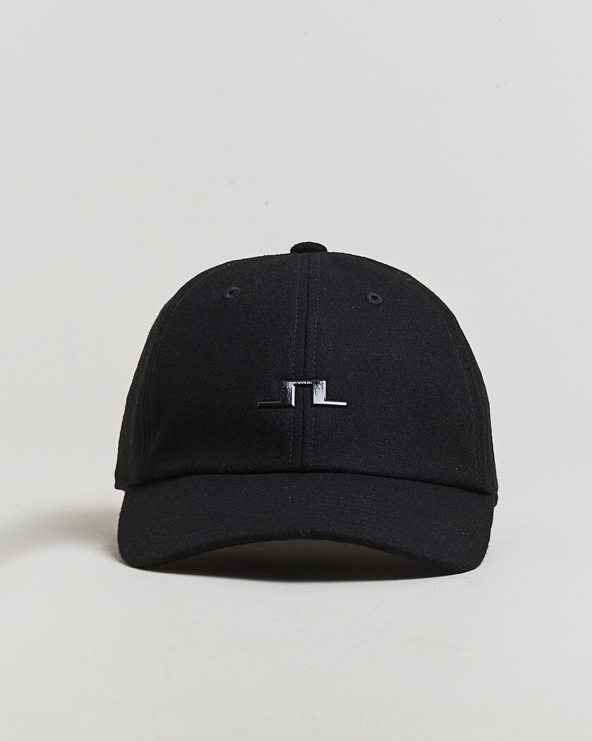 J.Lindeberg Winter Wool Cap Black – Negro