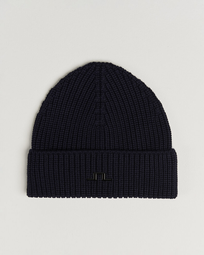 J.Lindeberg Merino Beanie JL Navy – Azul