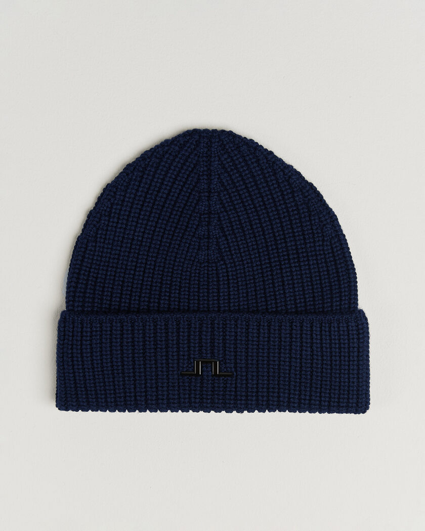 J.Lindeberg Merino Beanie JL Navy – Azul