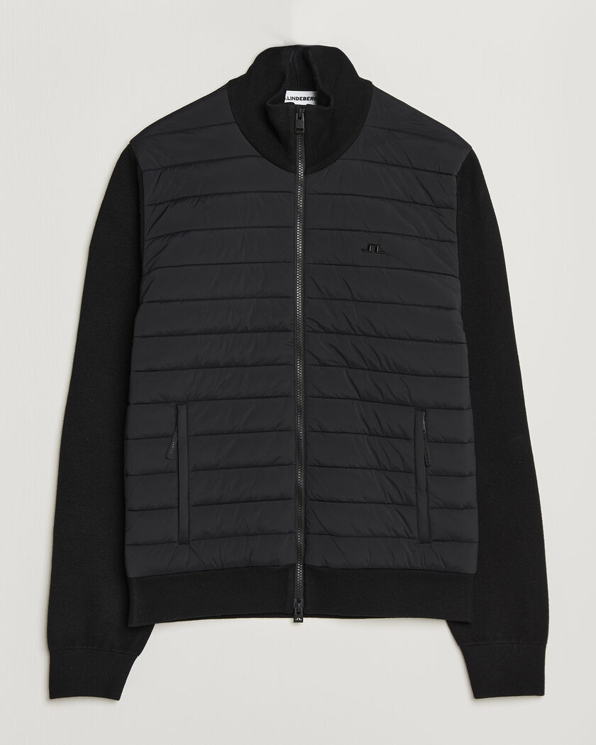 J.Lindeberg Boen Hybrid Jacket Black – Negro