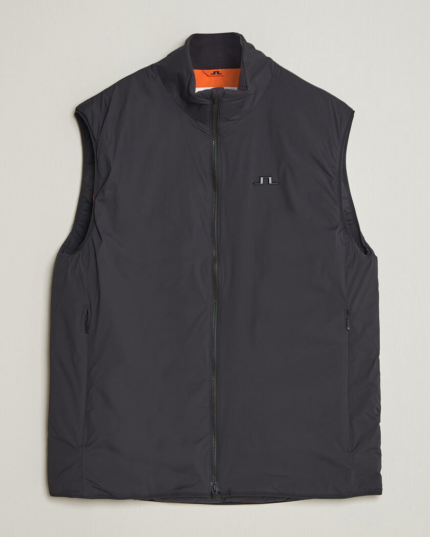J.Lindeberg Clinton Padded Vest Black – Negro
