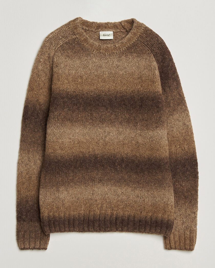 Forét Space Yarn Crew Neck Brown – Marrón