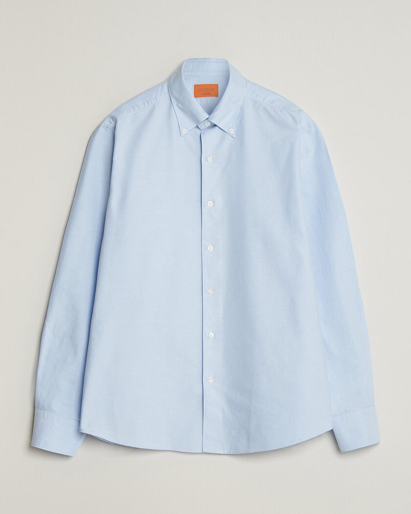 Grigio Oxford Button Down Shirt Light Blue – Azul