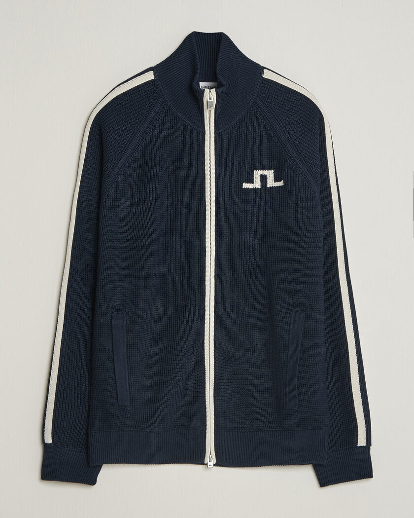 J.Lindeberg Craig Knitted Full Zip JL Navy – Azul