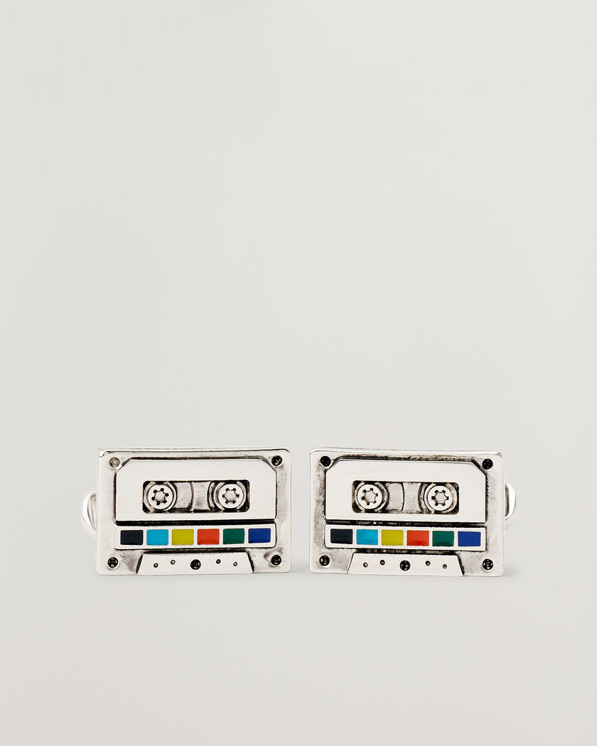 Paul Smith Tape Cufflink Silver – Plata