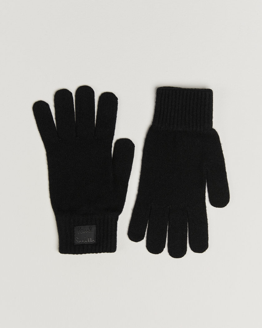 Paul Smith Cashmere Glove Black – Negro